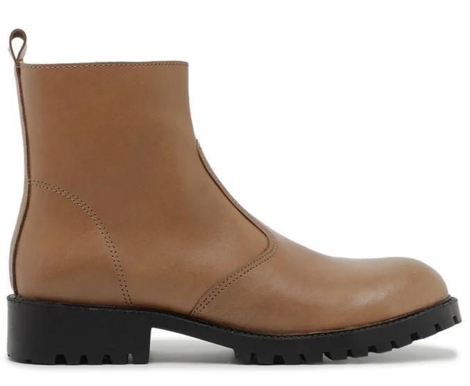 Botin de cuero mujer Anacapri Cafe Olivia C3069800010003-0
