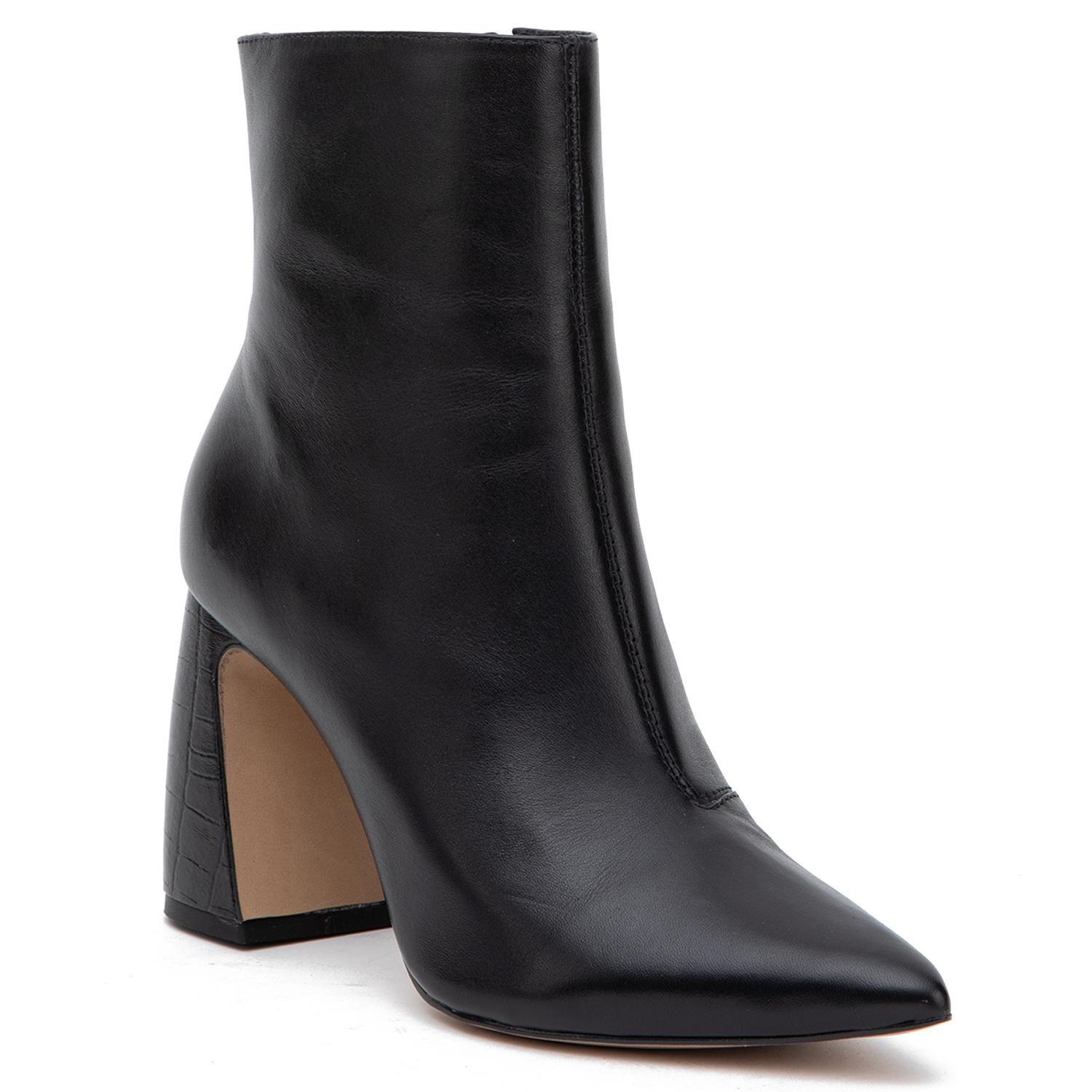 Botin de cuero mujer Gacel negro Tamy 0661028-2