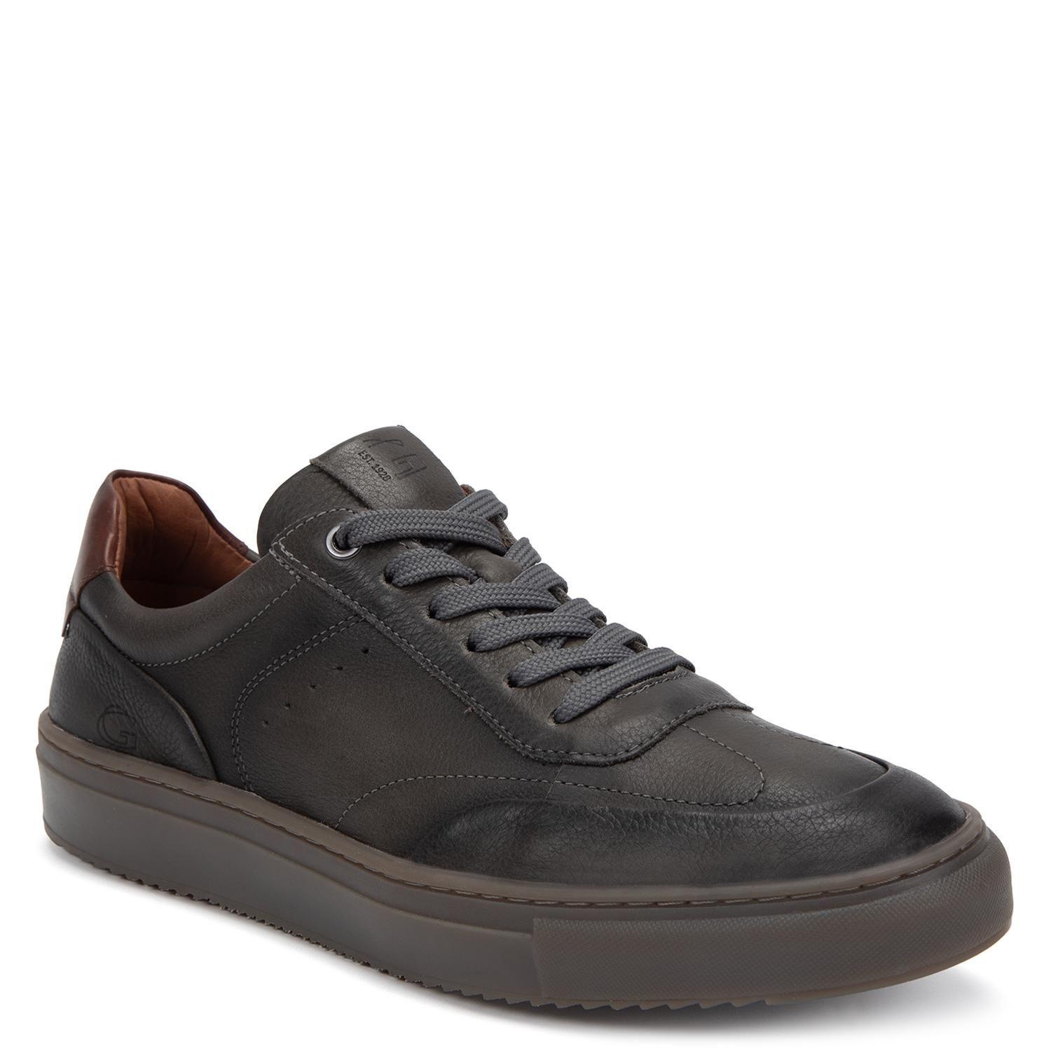 Zapatilla de cuero hombre Guante grafito Florence-2