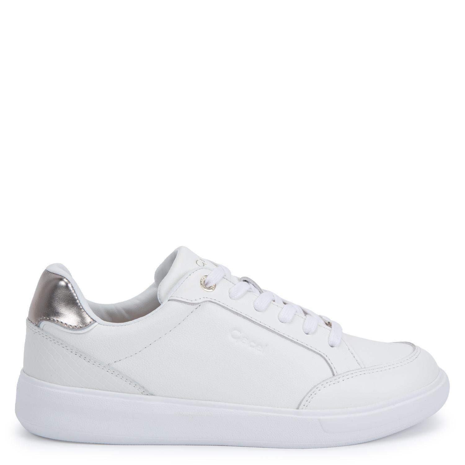 Zapatilla de cuero mujer Gacel blanco Rosalia-0