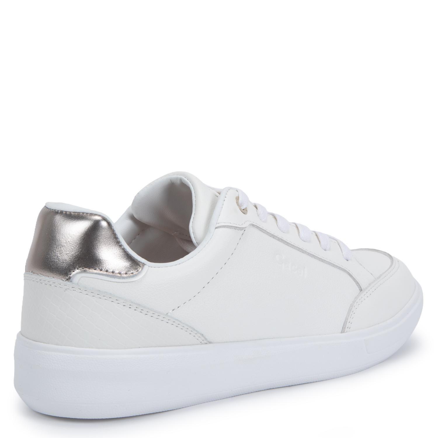 Zapatilla de cuero mujer Gacel blanco Rosalia-3