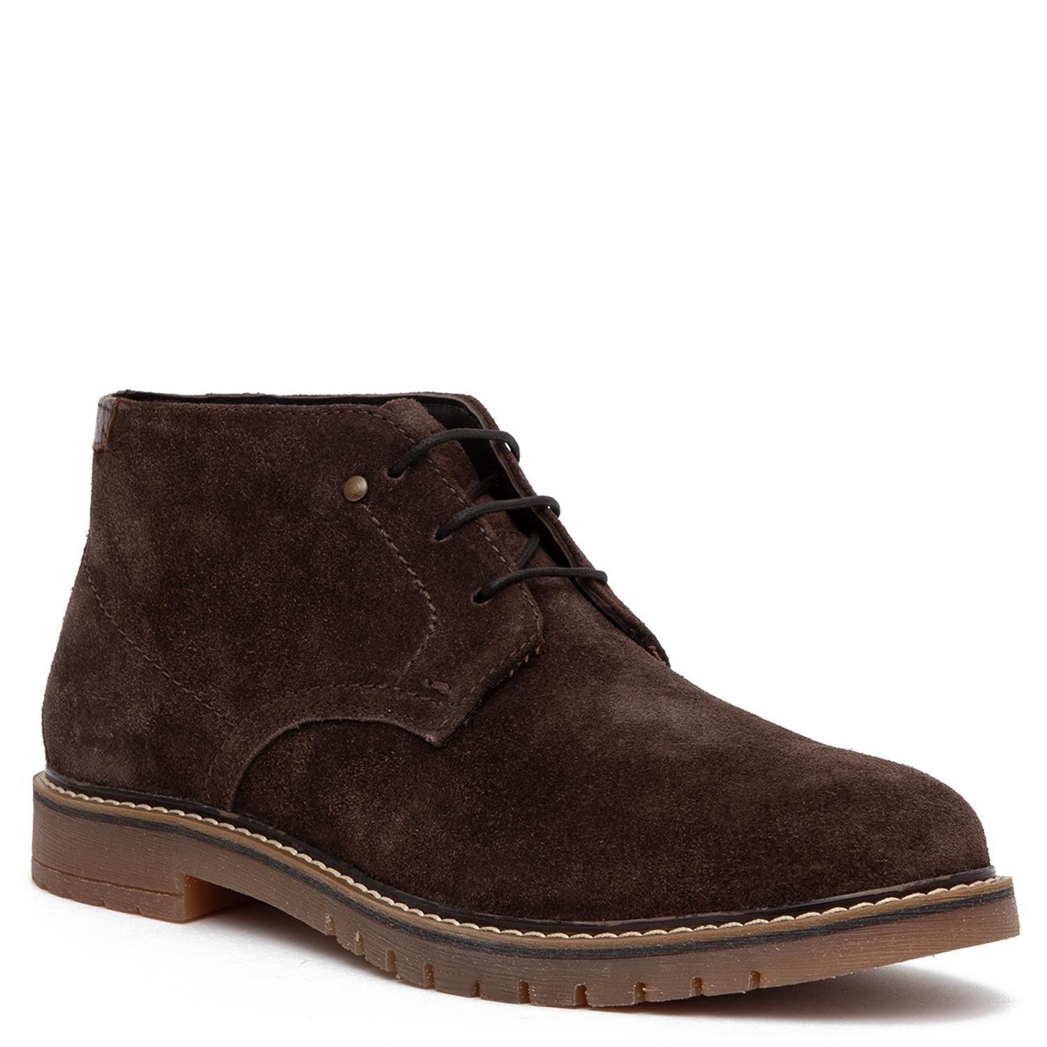Botin de cuero hombre Guante chocolate Albany-2