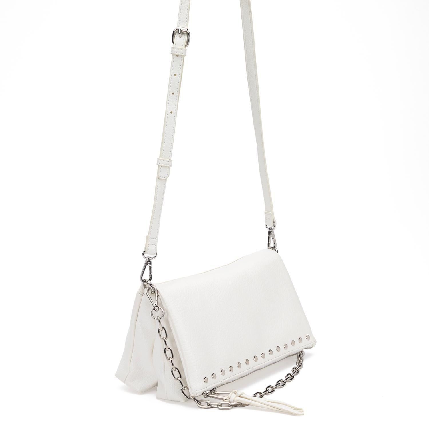 Cartera mujer Gacel blanco bandolera grande-2