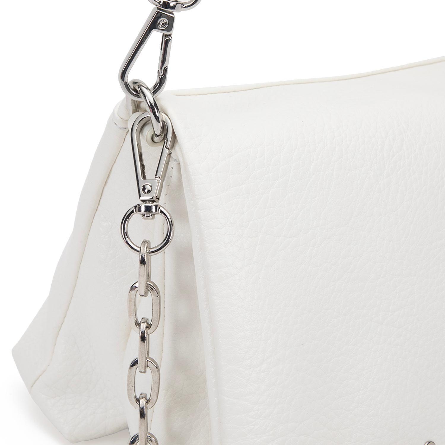 Cartera mujer Gacel blanco bandolera grande-5