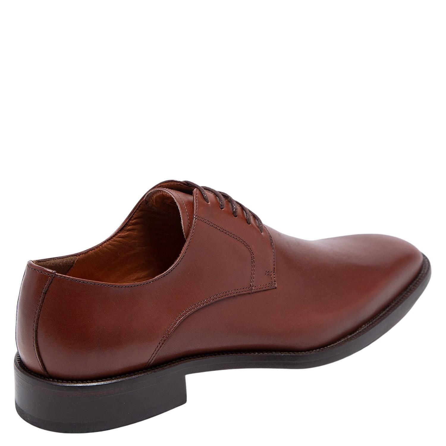 Zapato de cuero hombre Guante brandy Suela-4