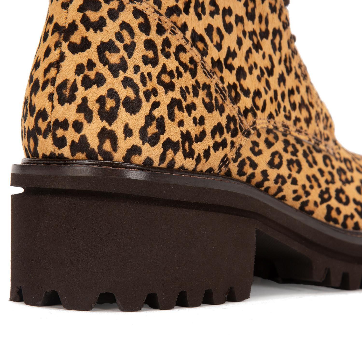 Botin de cuero mujer Gacel leopardo Aretha-2