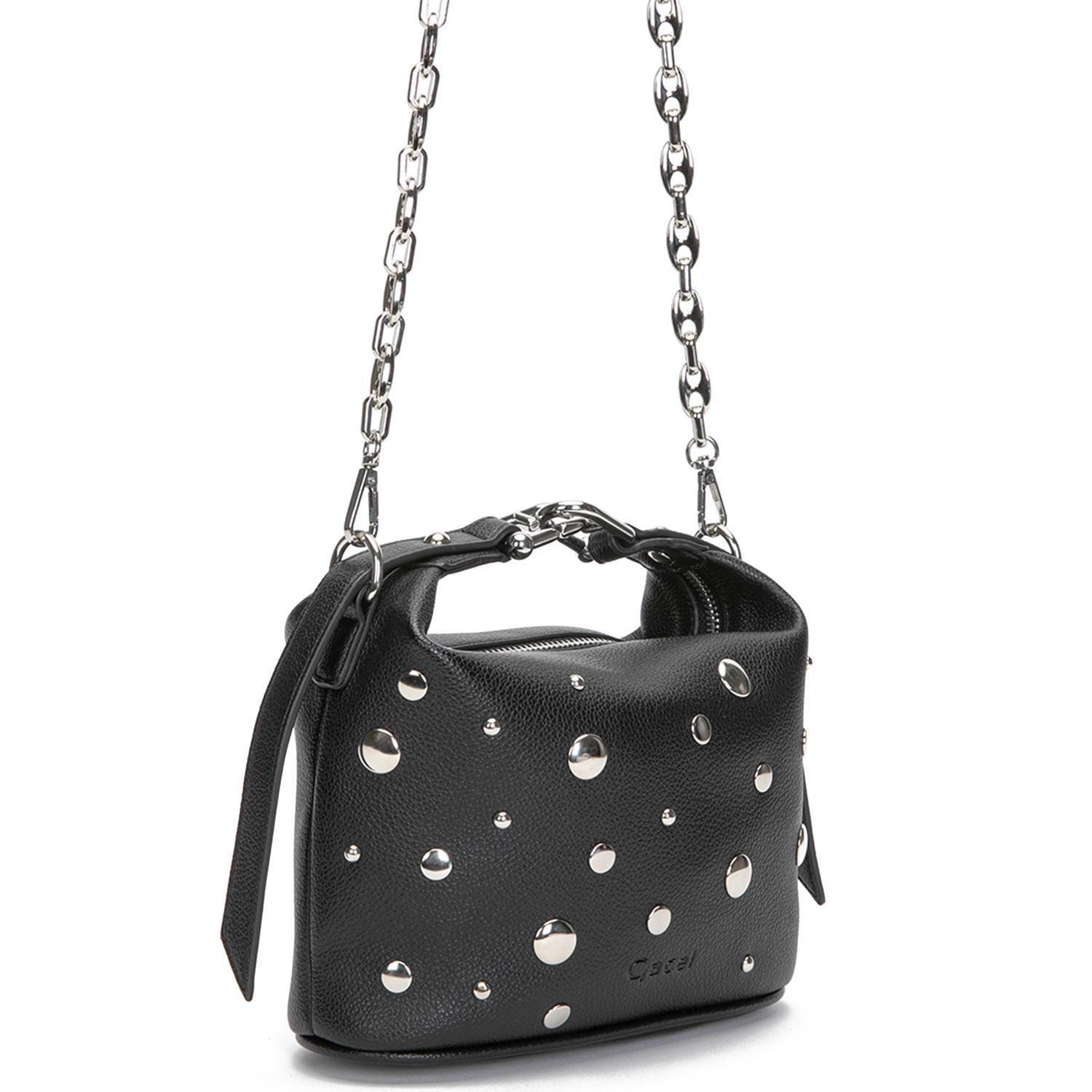 Cartera mujer Gacel negro bandolera pequeña-2