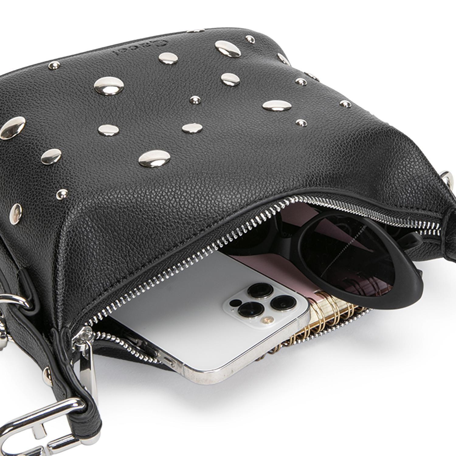 Cartera mujer Gacel negro bandolera pequeña-7