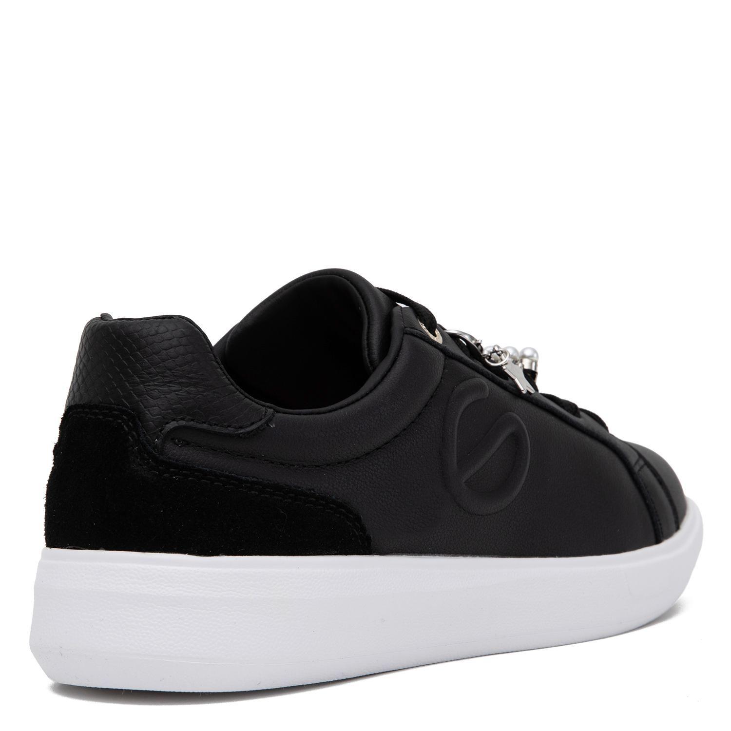 Zapatilla de cuero mujer Gacel negro Rosalia-4