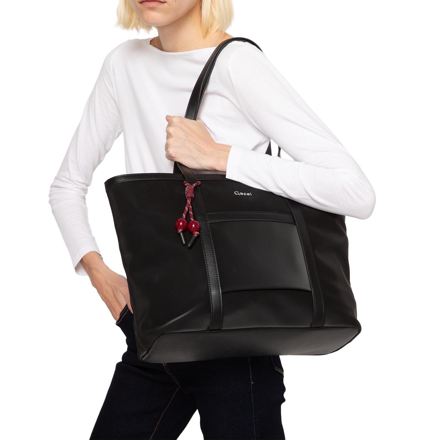 Cartera mujer Gacel negro shopping-1