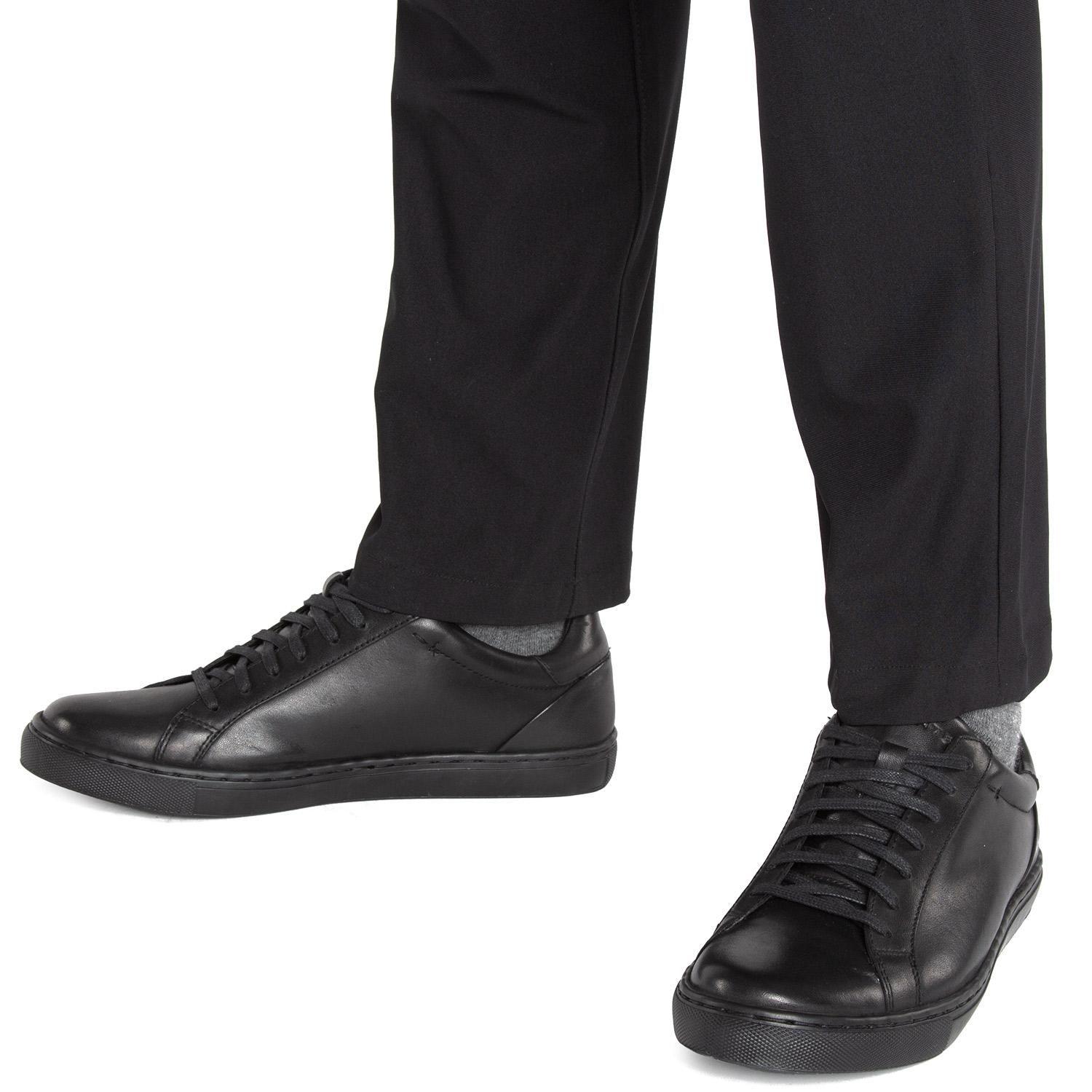 Zapato de cuero hombre Guante negro Villareal-1