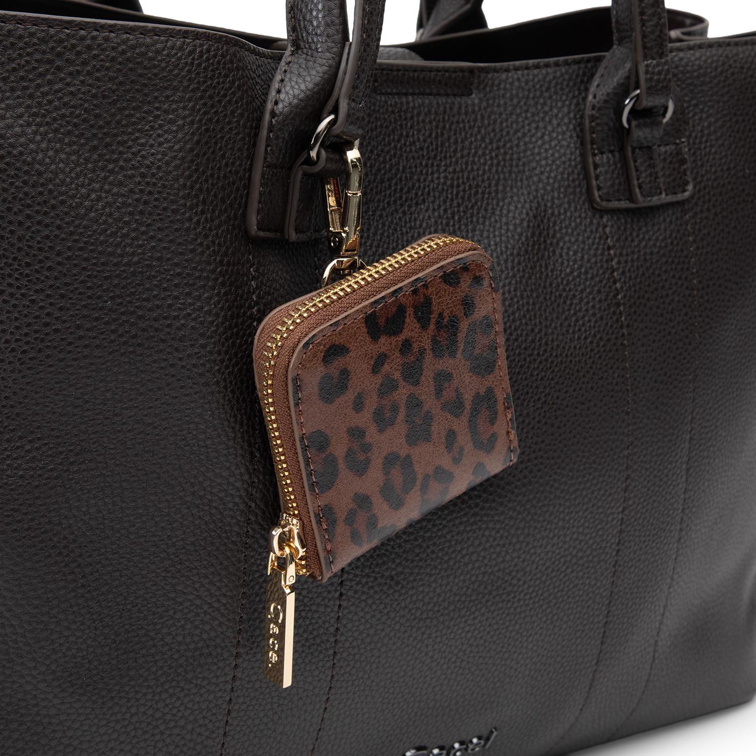 Cartera mujer Gacel chocolate shopping notebook-6