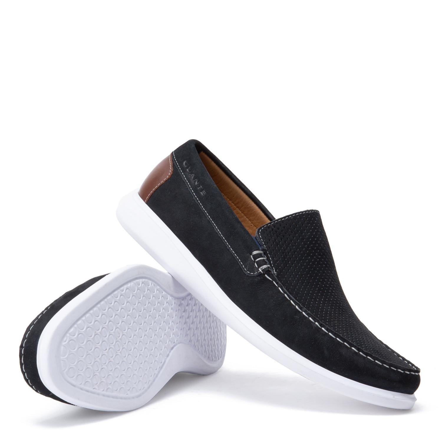 Mocasin de cuero hombre Guante marino Cannes-3