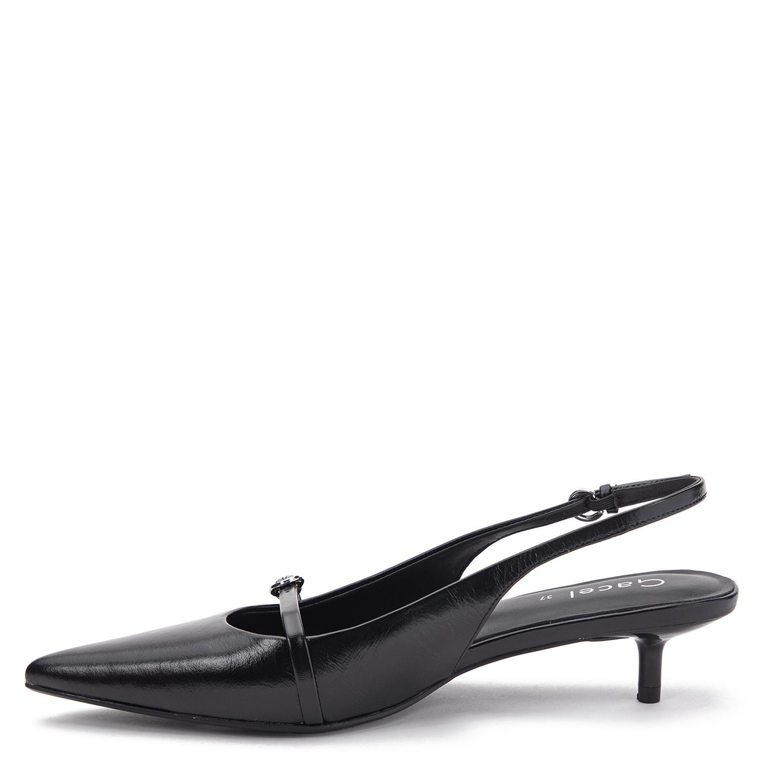 Zapato de cuero mujer Gacel negro Tini 0661457-2