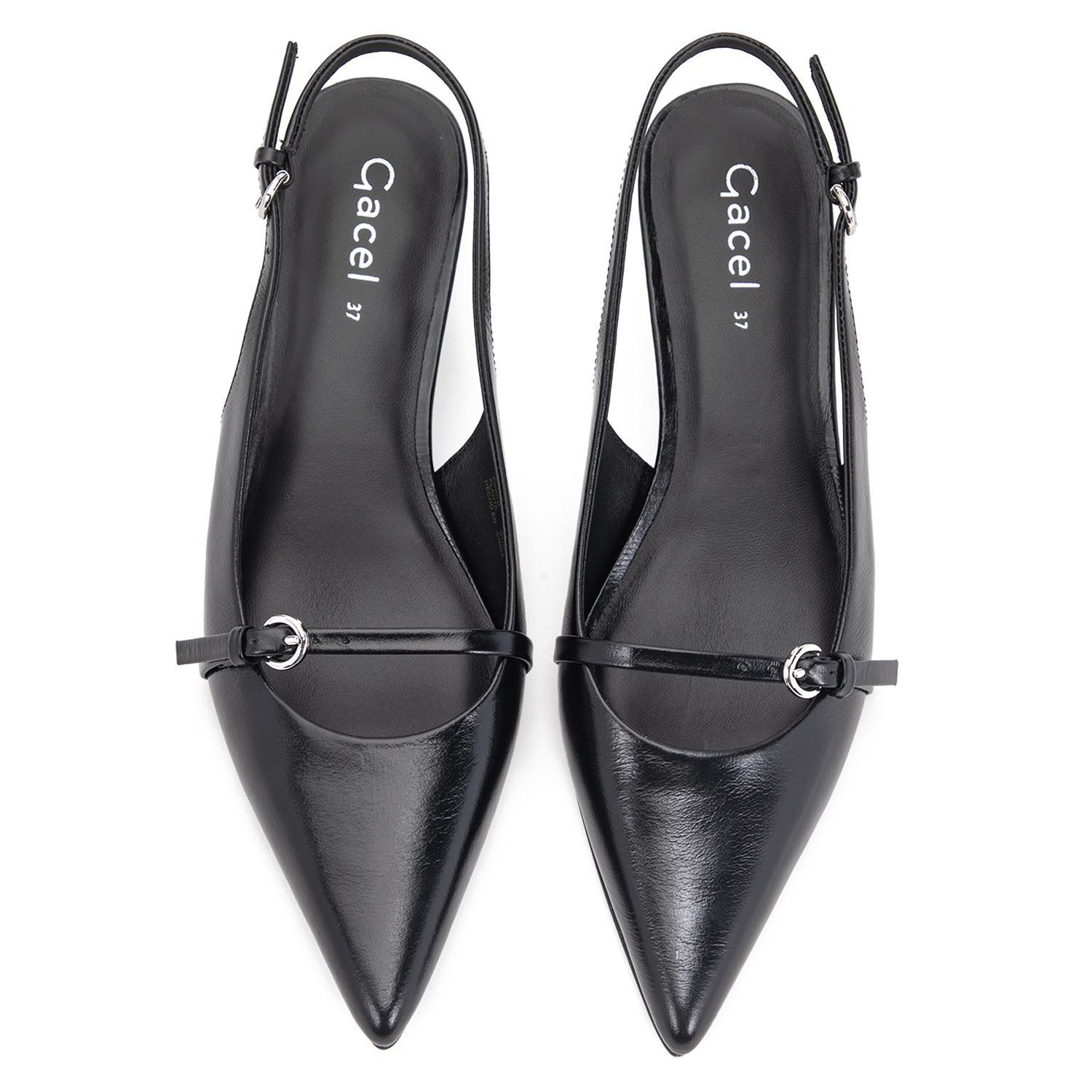 Zapato de cuero mujer Gacel negro Tini 0661457-3