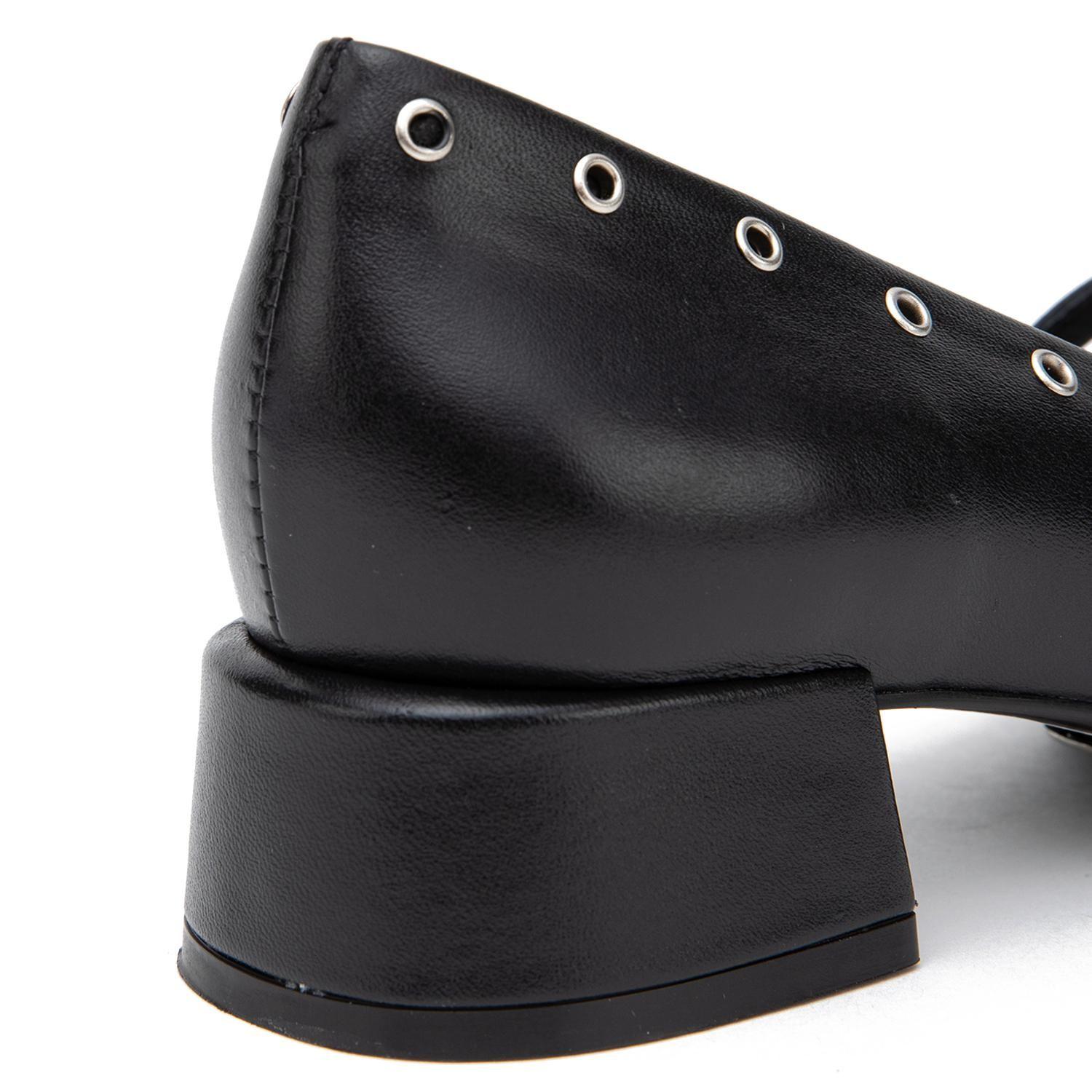 Zapato de cuero mujer Gacel negro Ophelia 0660954-3