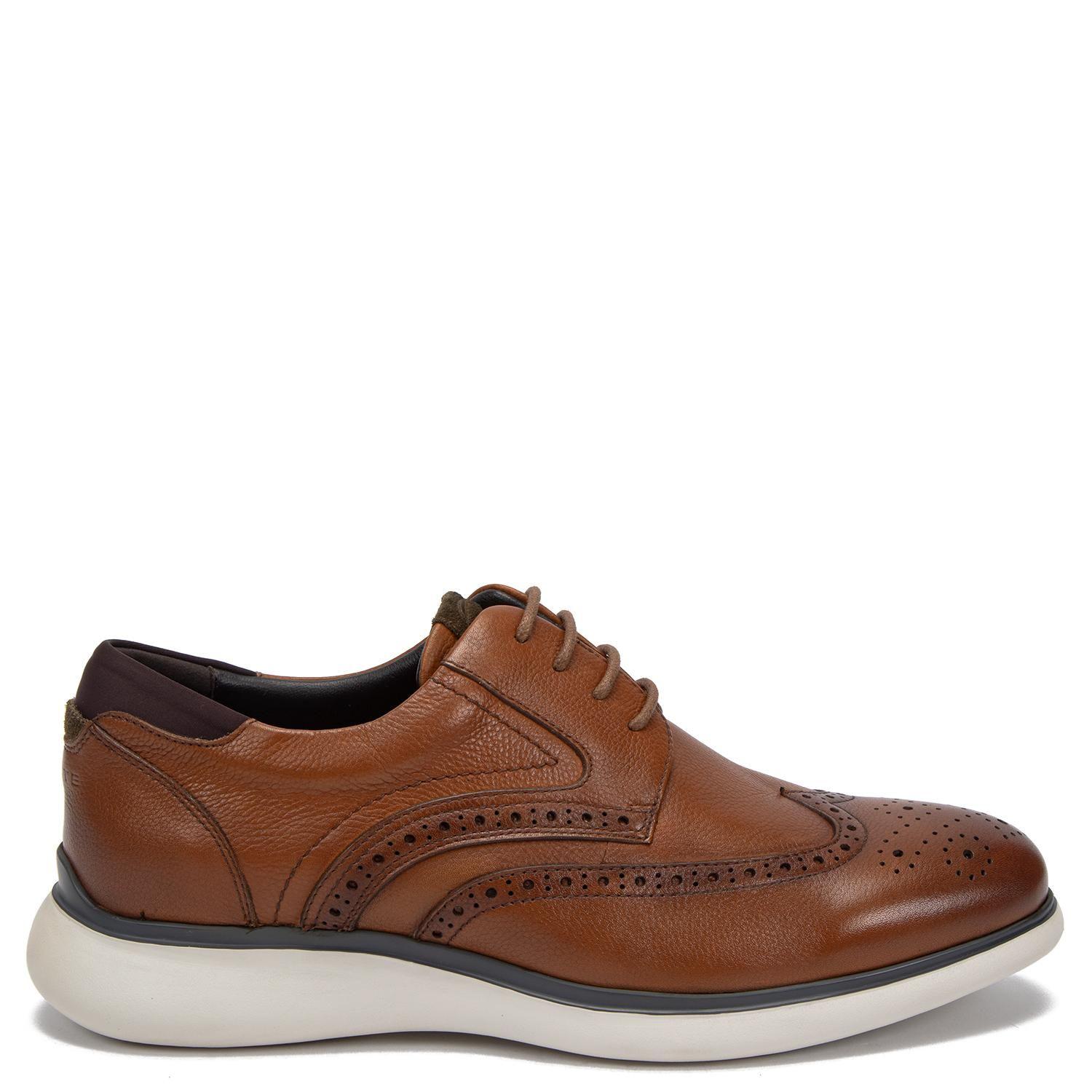 Zapato de cuero hombre Guante camel Fez-0