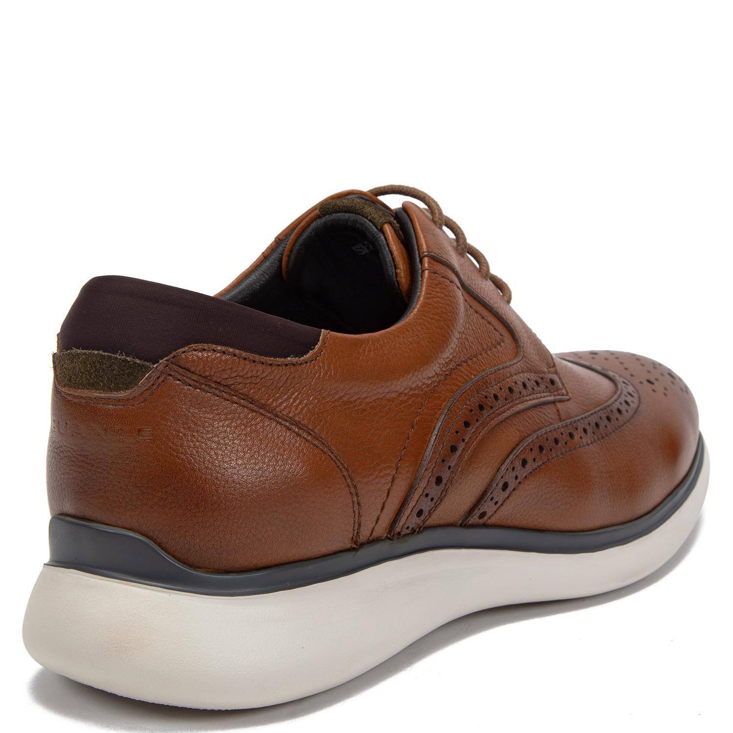 Zapato de cuero hombre Guante camel Fez-4