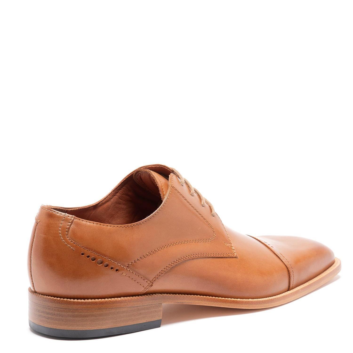 Zapato de cuero hombre Guante camel Suela Natural 0033323-4