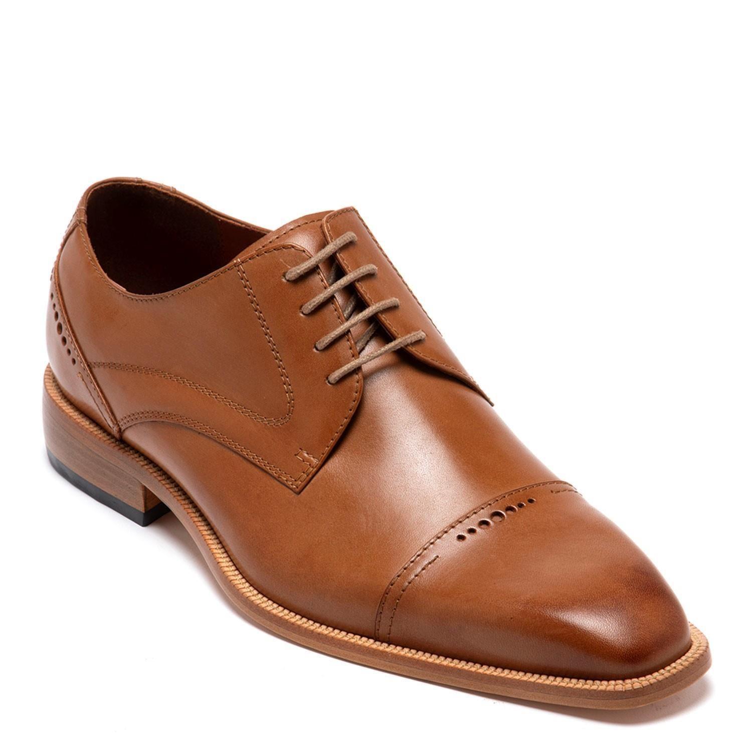 Zapato de cuero hombre Guante camel Suela Natural 0033323-5