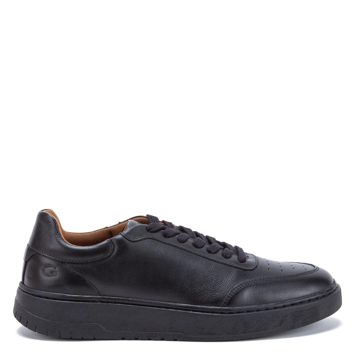 Zapatilla de cuero hombre Guante negro Hong Kong-0