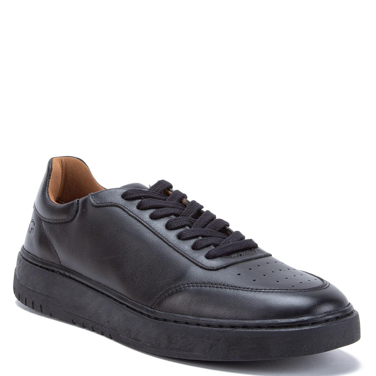 Zapatilla de cuero hombre Guante negro Hong Kong-2