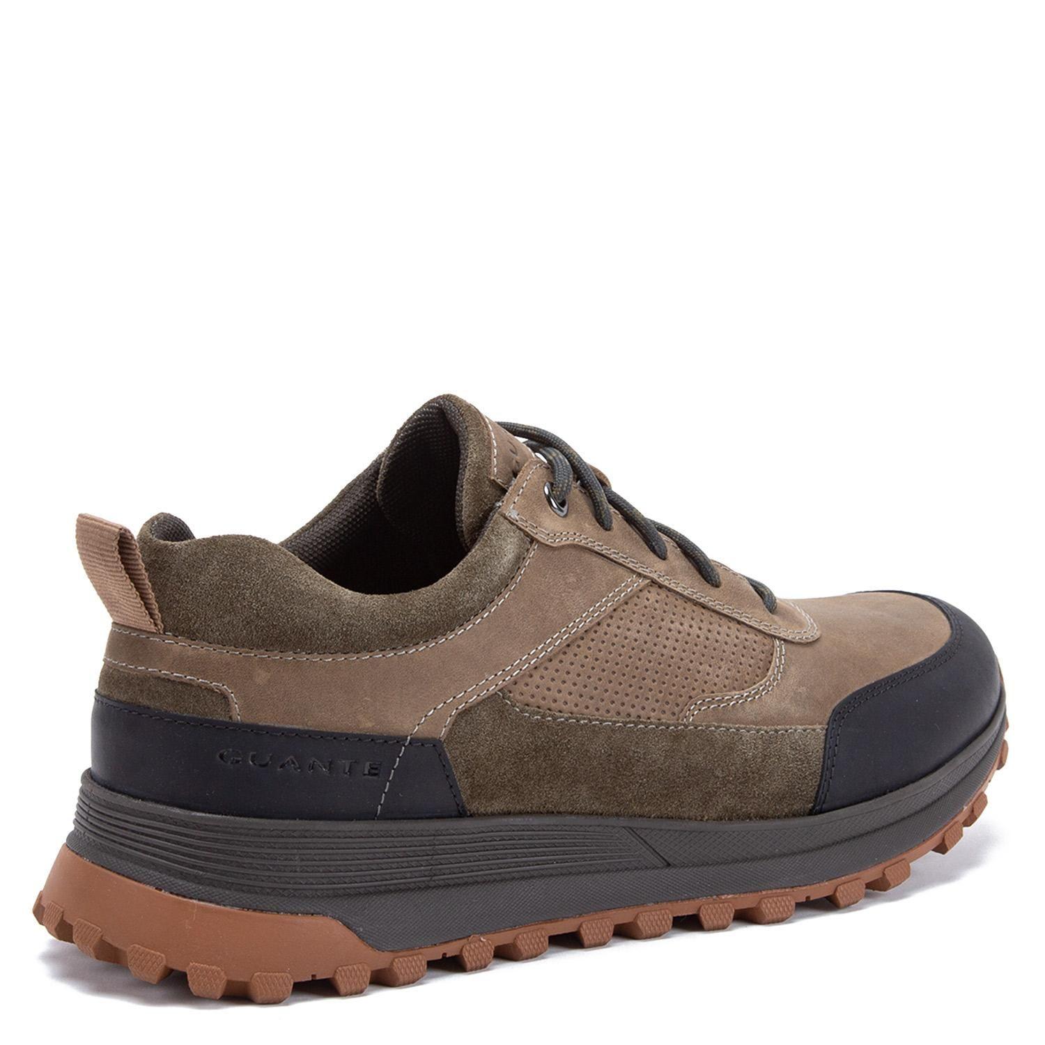 Zapato de cuero hombre Guante olivo Edmod-4