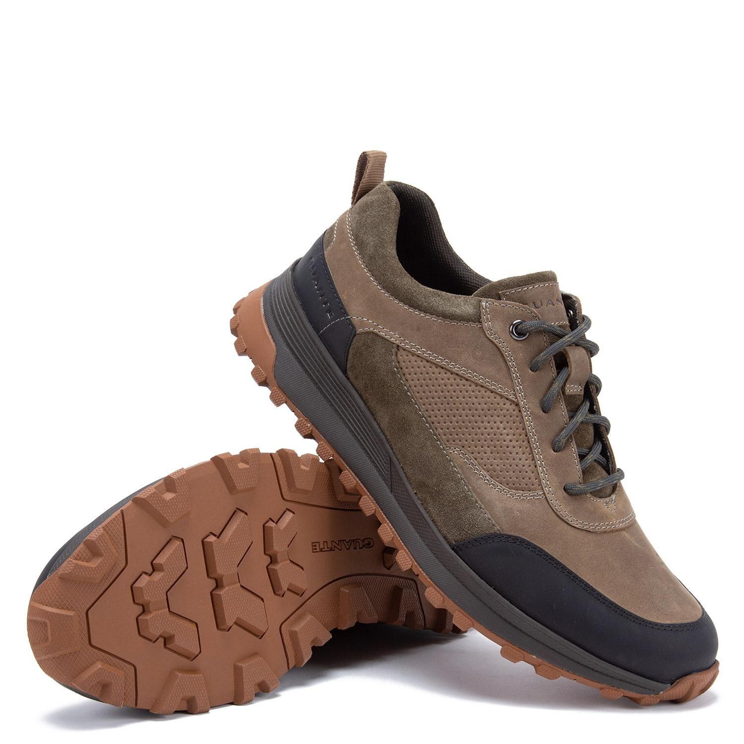 Zapato de cuero hombre Guante olivo Edmod 0035900-3