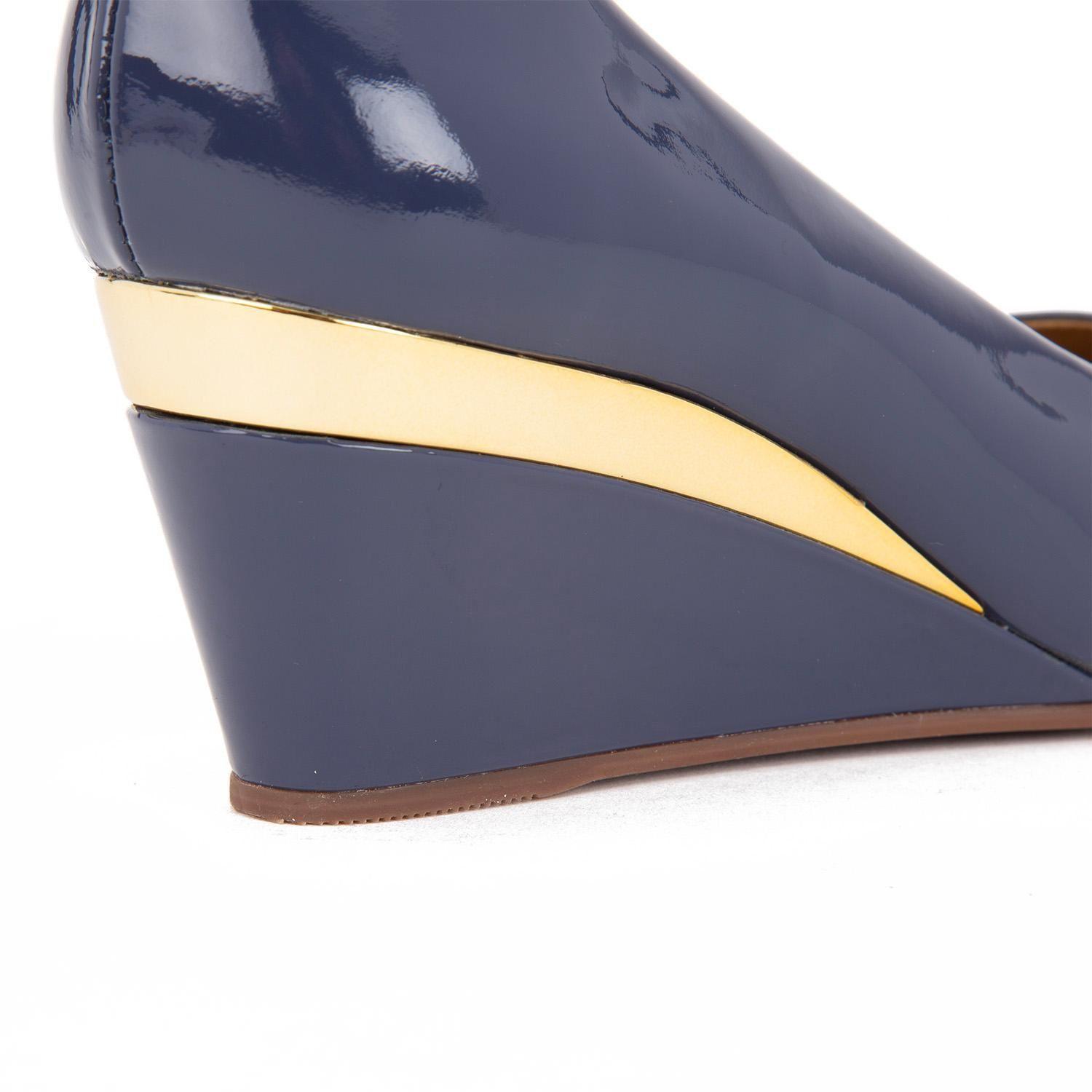 Zapato de cuero mujer Gacel Marino Ivonne 0659947-2