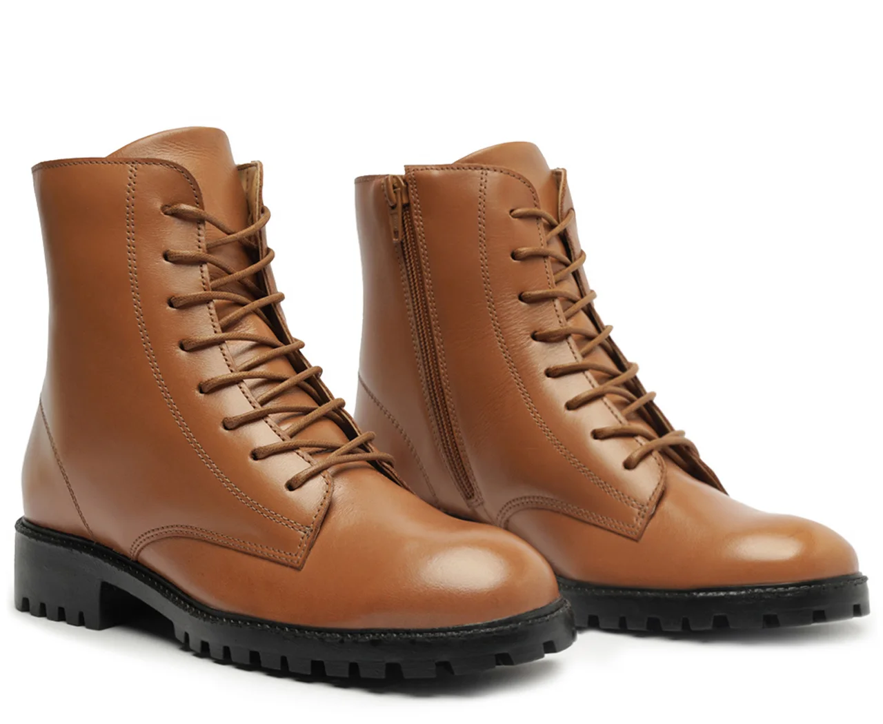 Botin de cuero mujer Anacapri Cafe Olivia C3069800020003-1