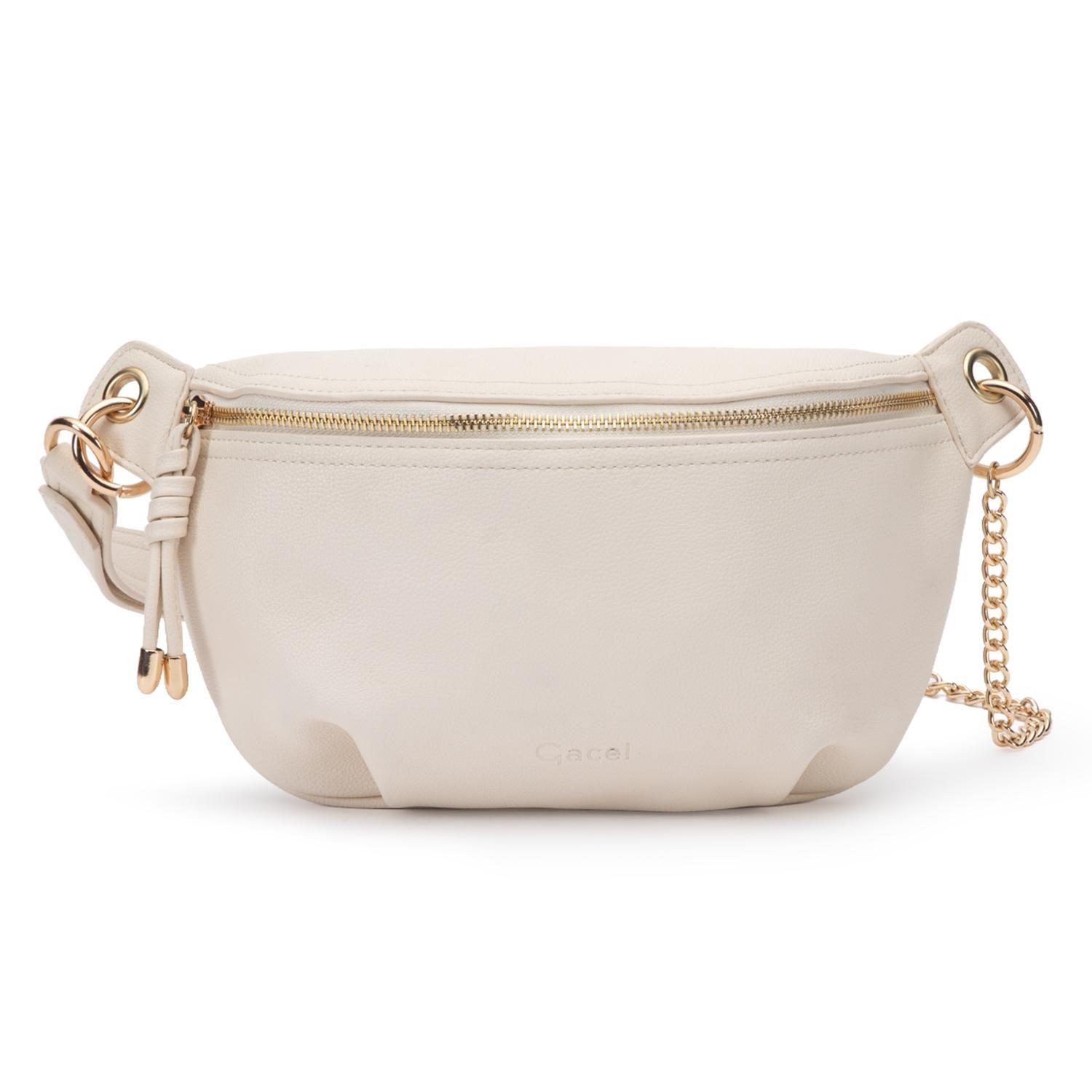 Cartera mujer Gacel off white beltbag-2