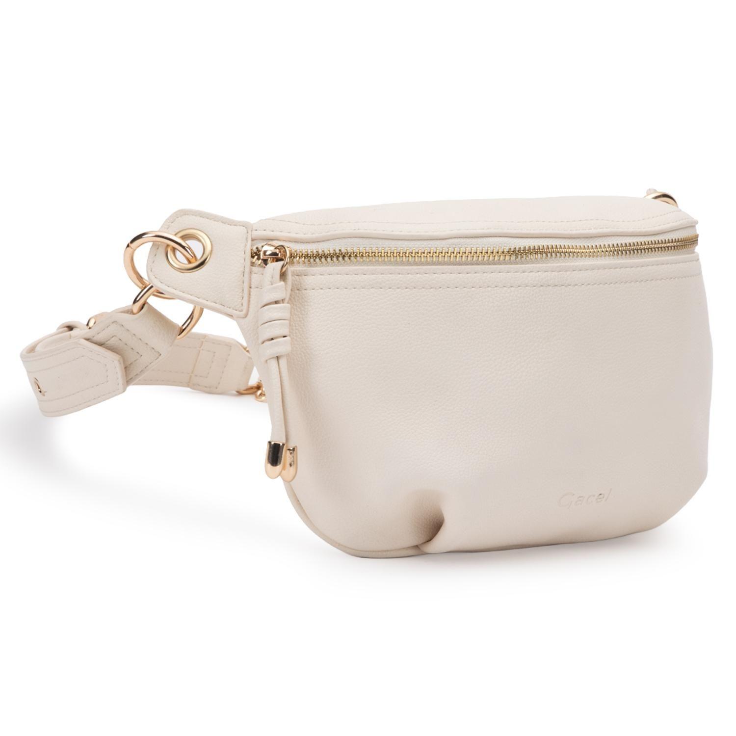 Cartera mujer Gacel off white beltbag-3