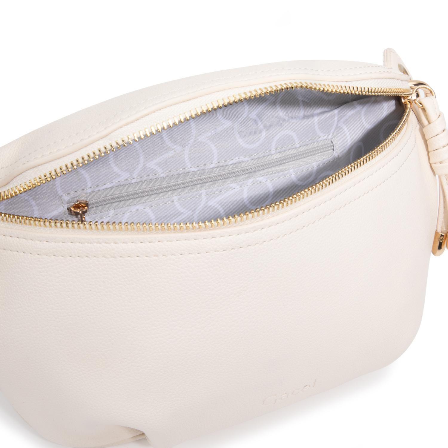 Cartera mujer Gacel off white beltbag-7