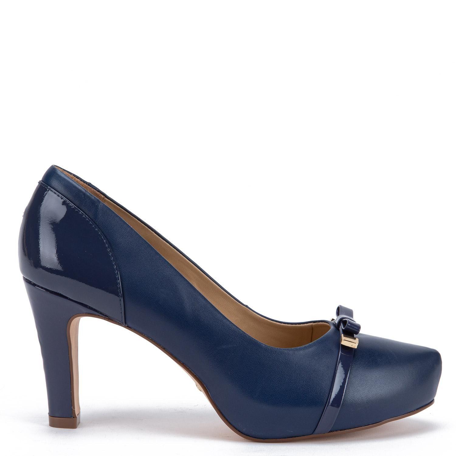Zapato de cuero mujer Gacel Marino Katerina-0