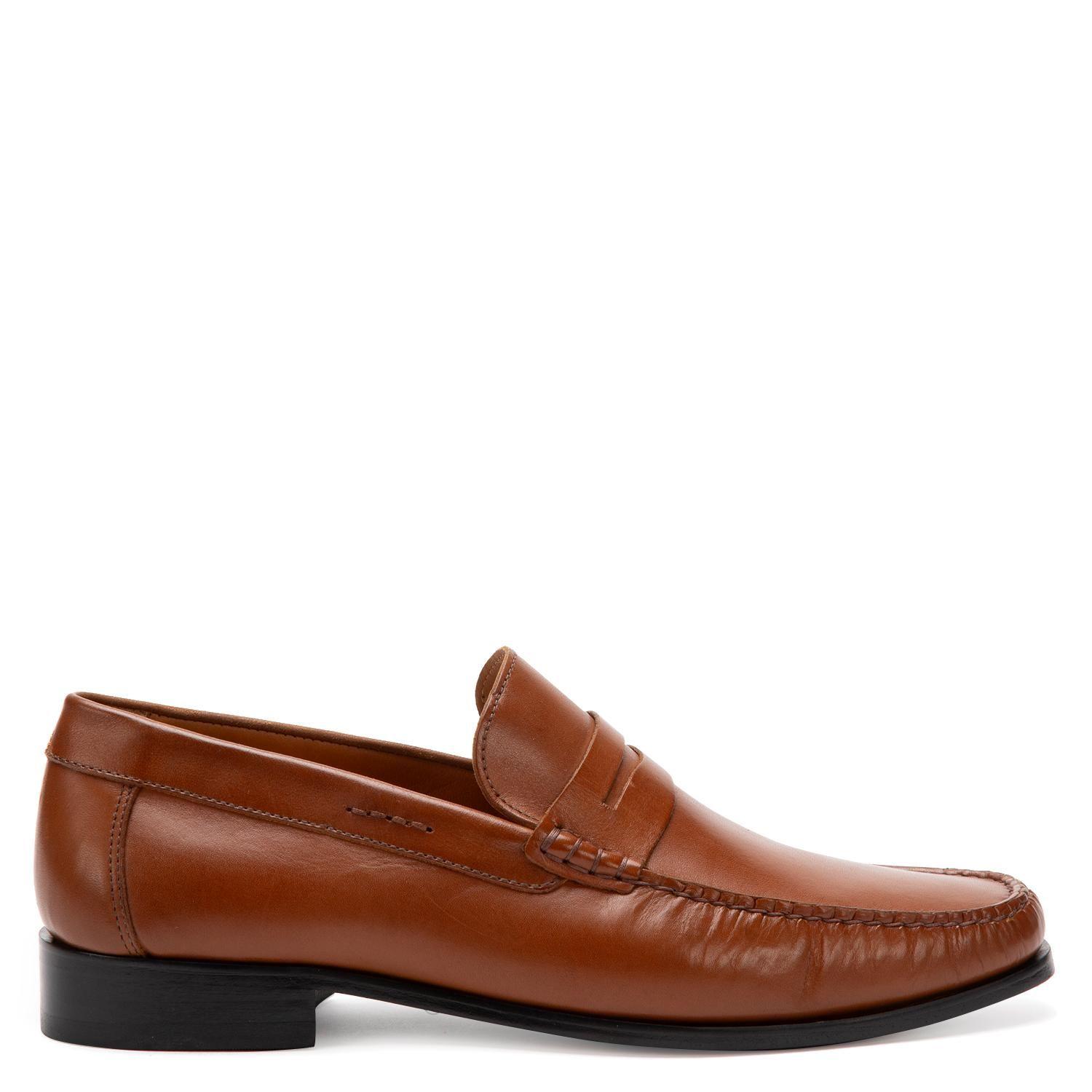 Mocasin de cuero hombre Guante whisky Suela-0