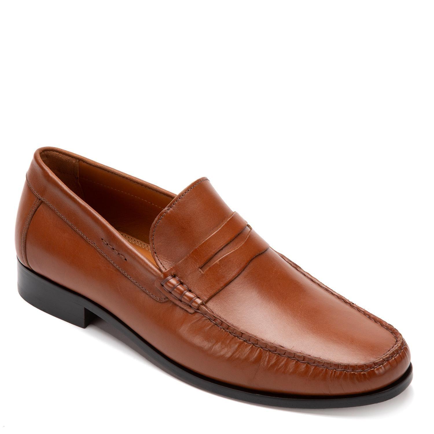 Mocasin de cuero hombre Guante whisky Suela-2
