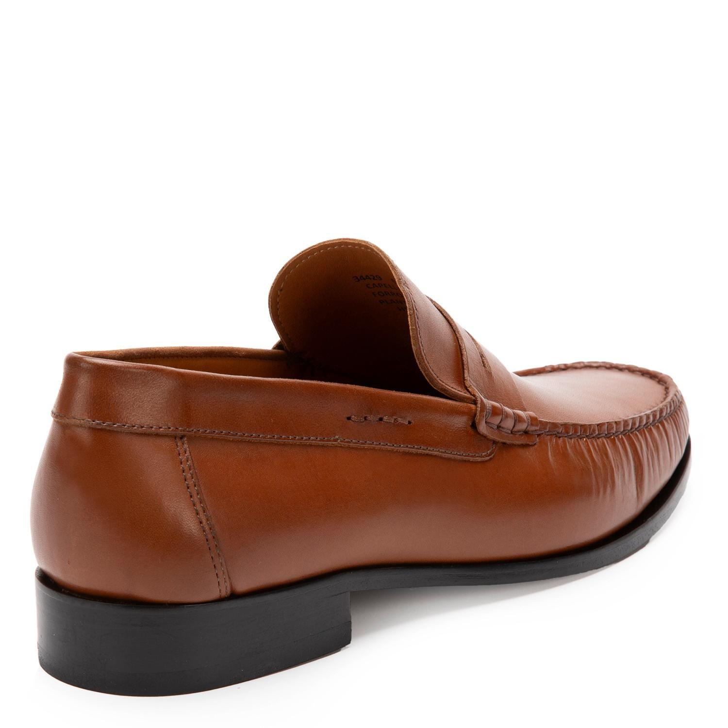 Mocasin de cuero hombre Guante whisky Suela-4