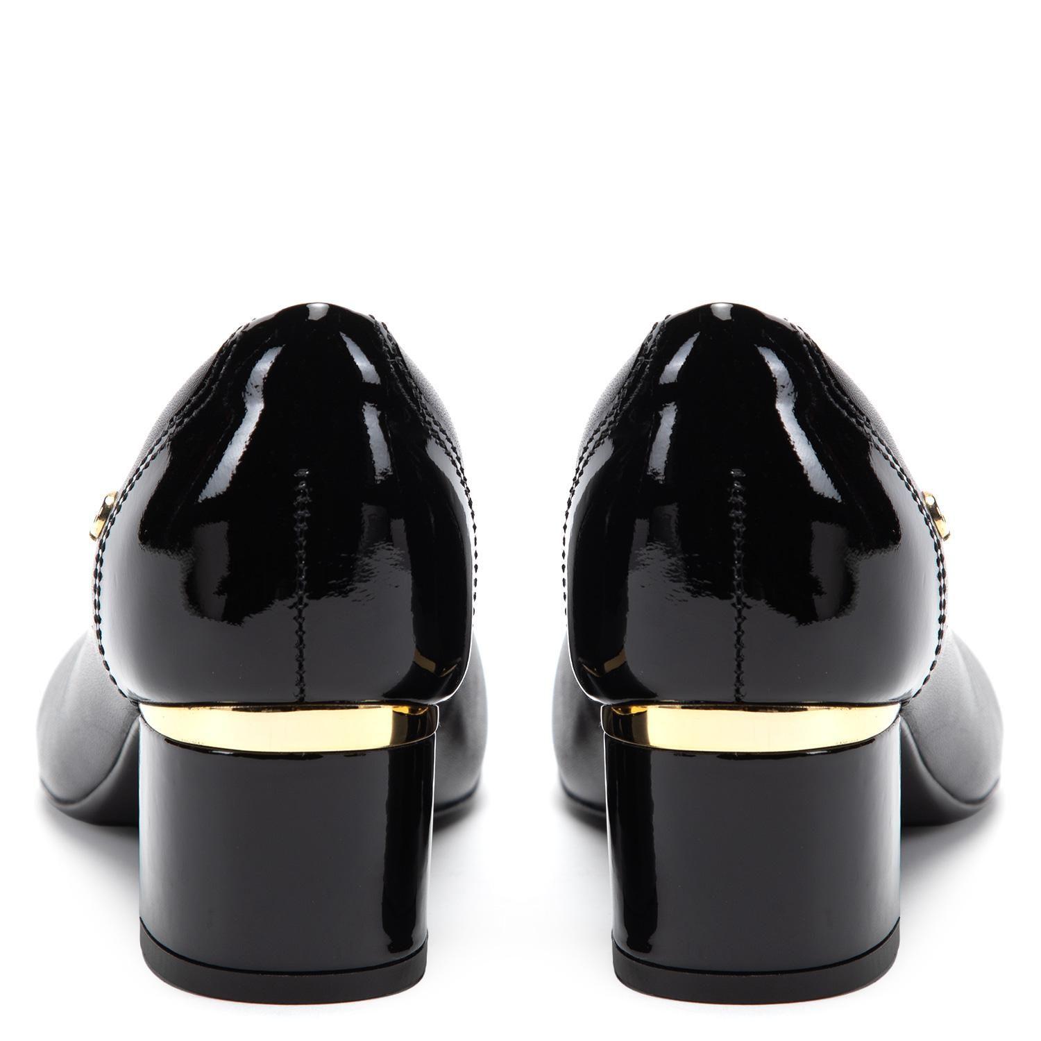 Zapato de cuero mujer Gacel negro Elisa-4