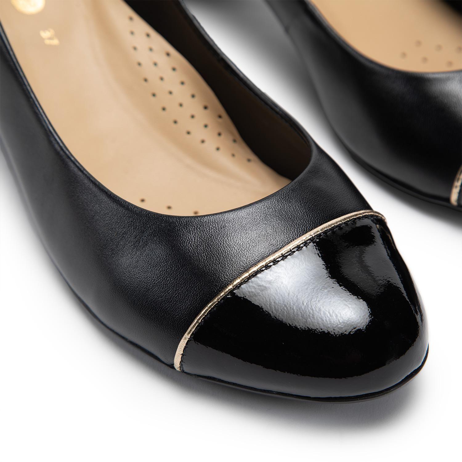Zapato de cuero mujer Gacel negro Elisa-5