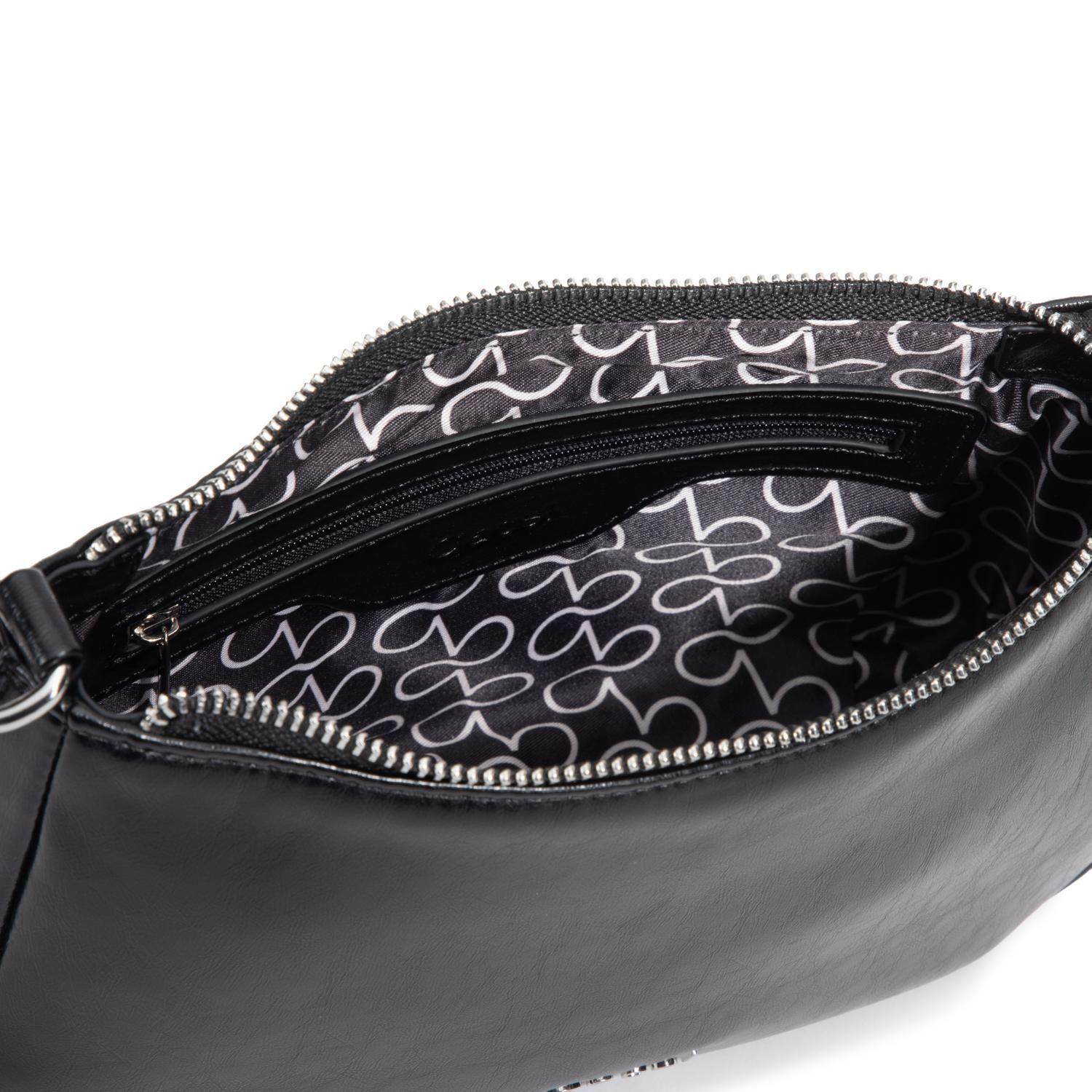 Cartera mujer Gacel negro bandolera pequeña-4