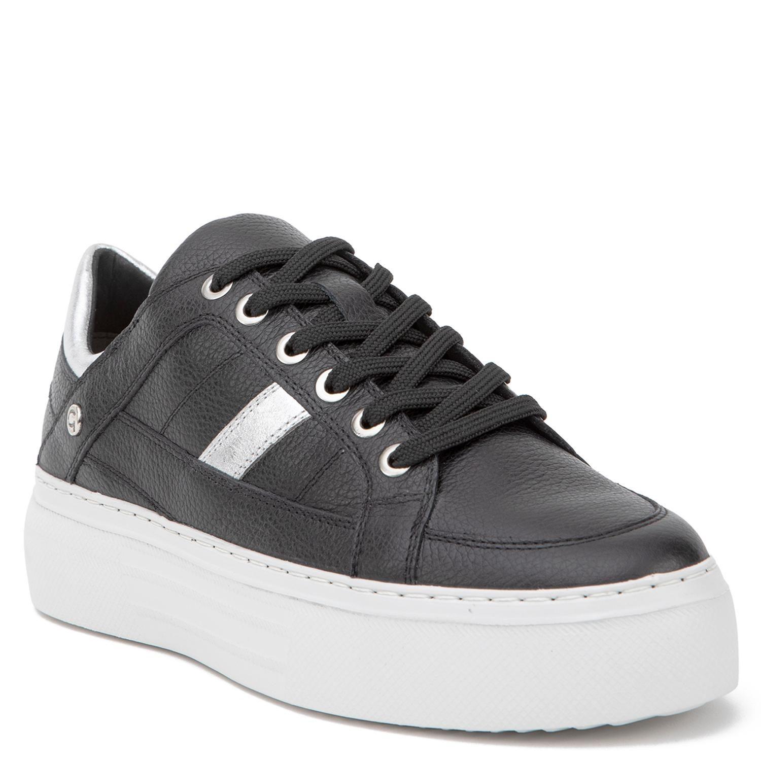 Zapatilla de cuero mujer Gacel negro Regina 0660986-2