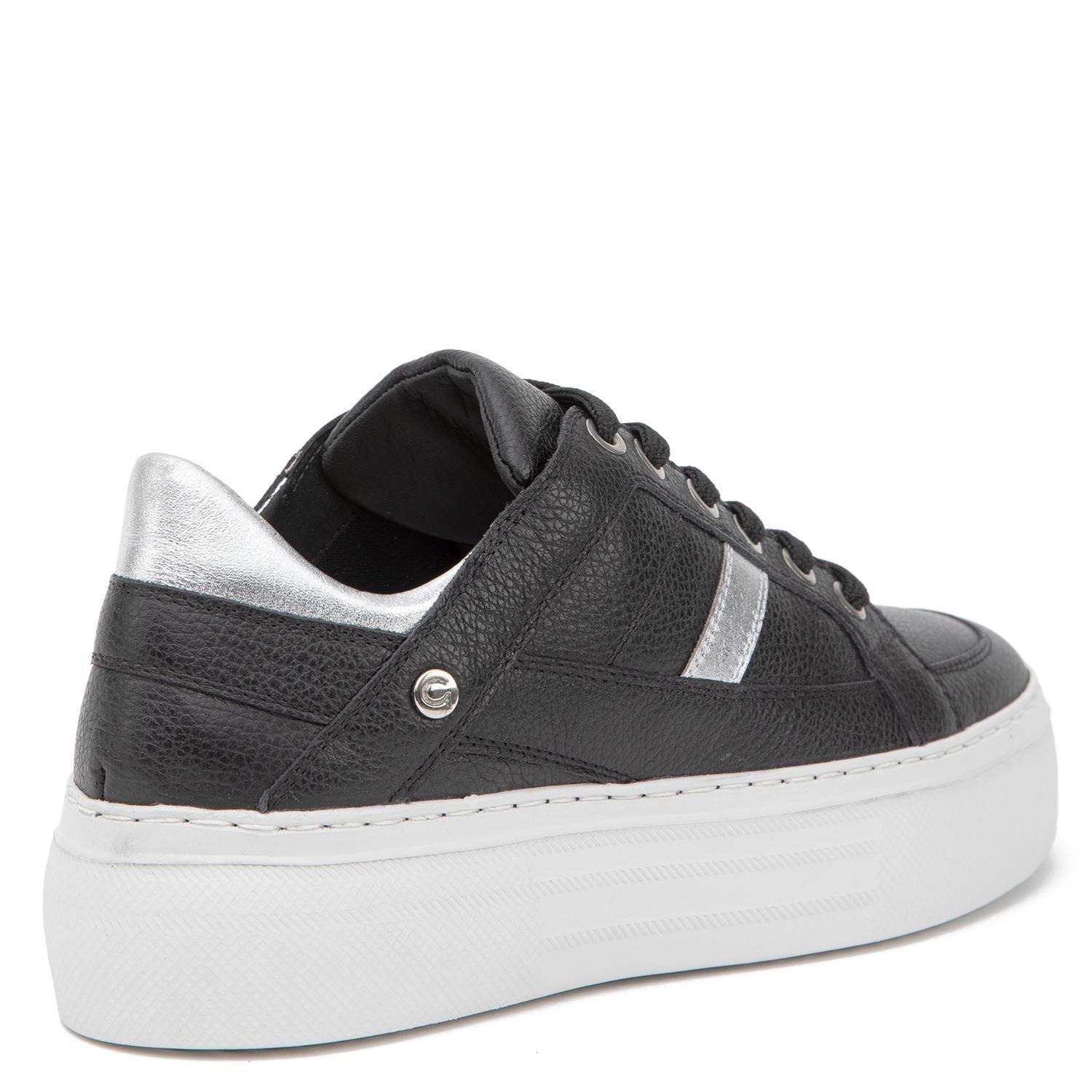 Zapatilla de cuero mujer Gacel negro Regina 0660986-4