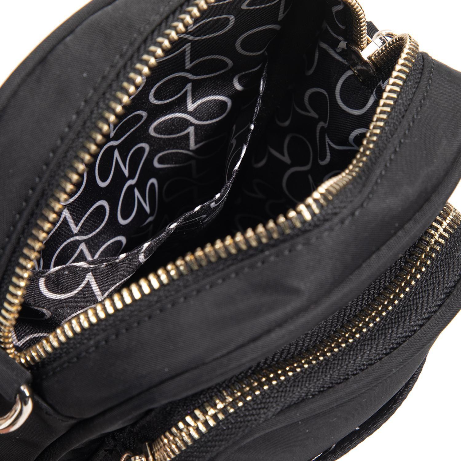 Cartera mujer Gacel negro bandolera pequeña-4