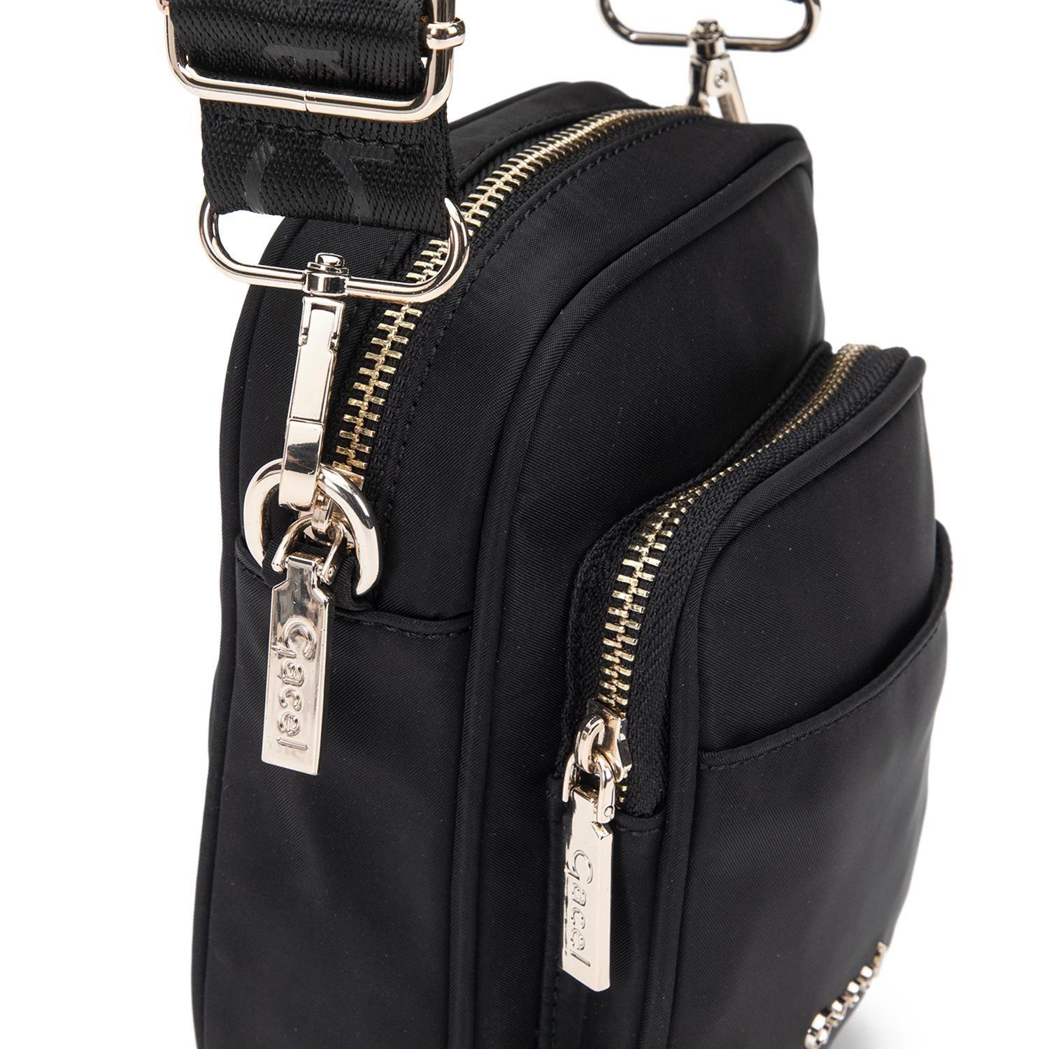Cartera mujer Gacel negro bandolera pequeña-5