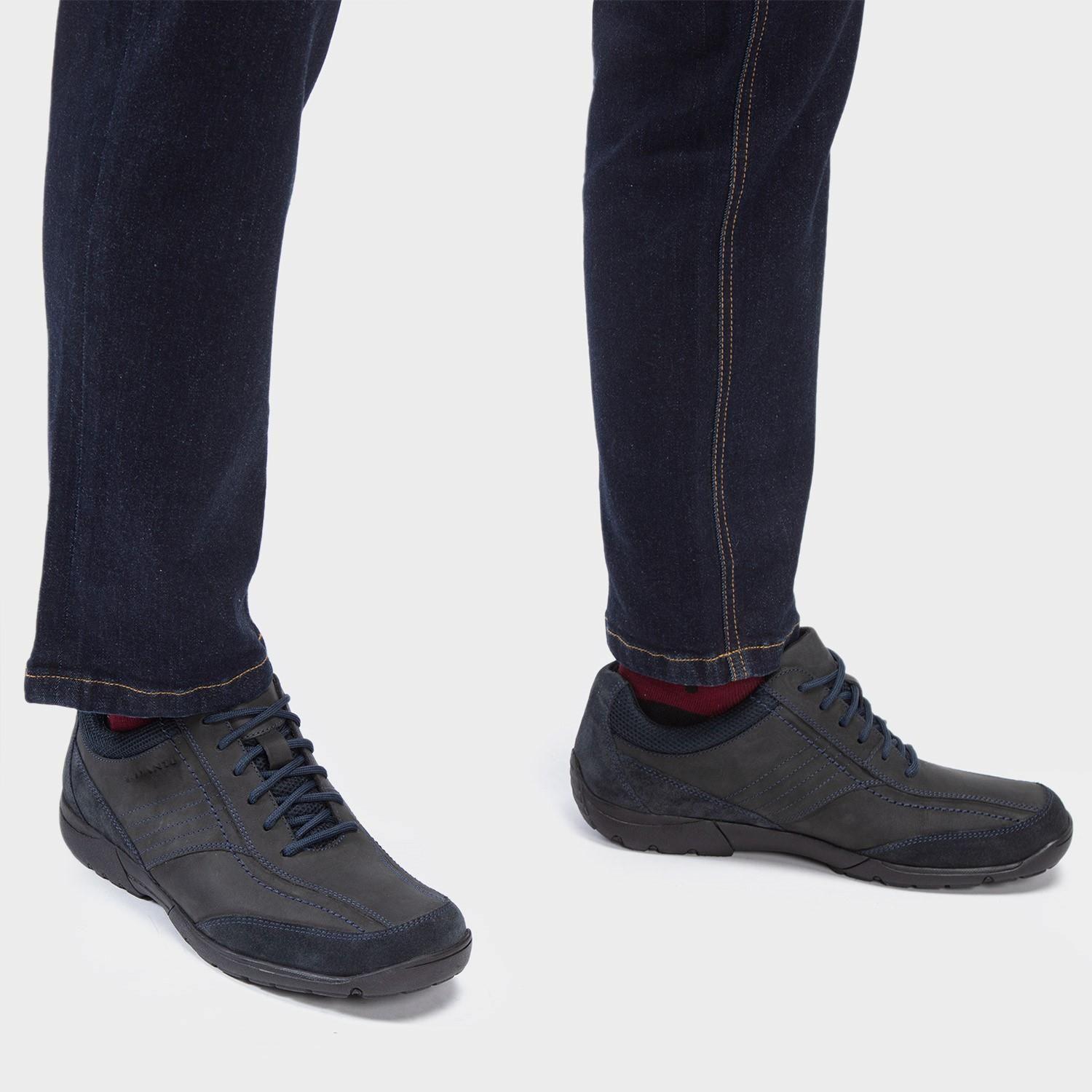 Zapato de cuero hombre Guante azul Vancouver 0034117-1