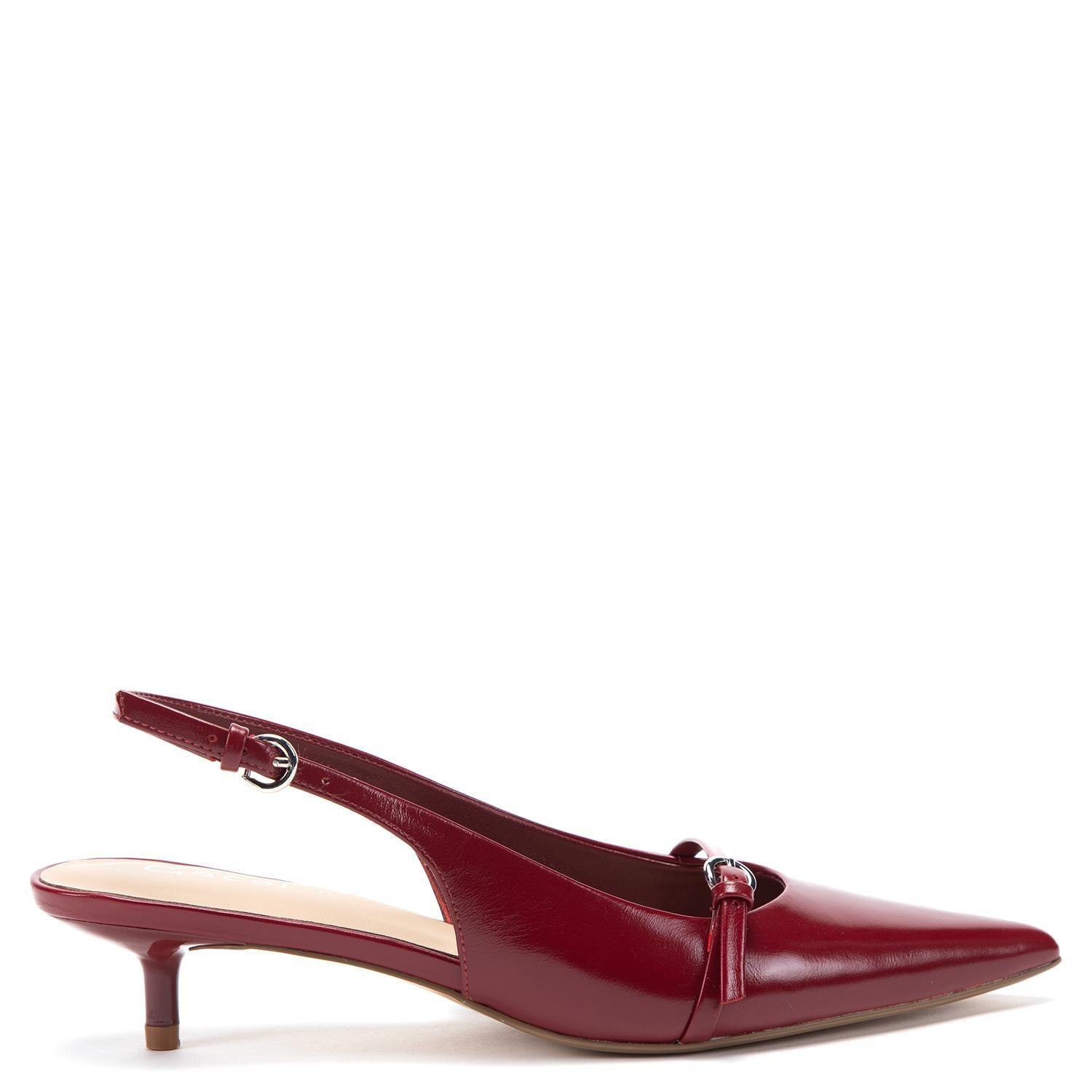 Zapato de cuero mujer Gacel guinda Tini-0