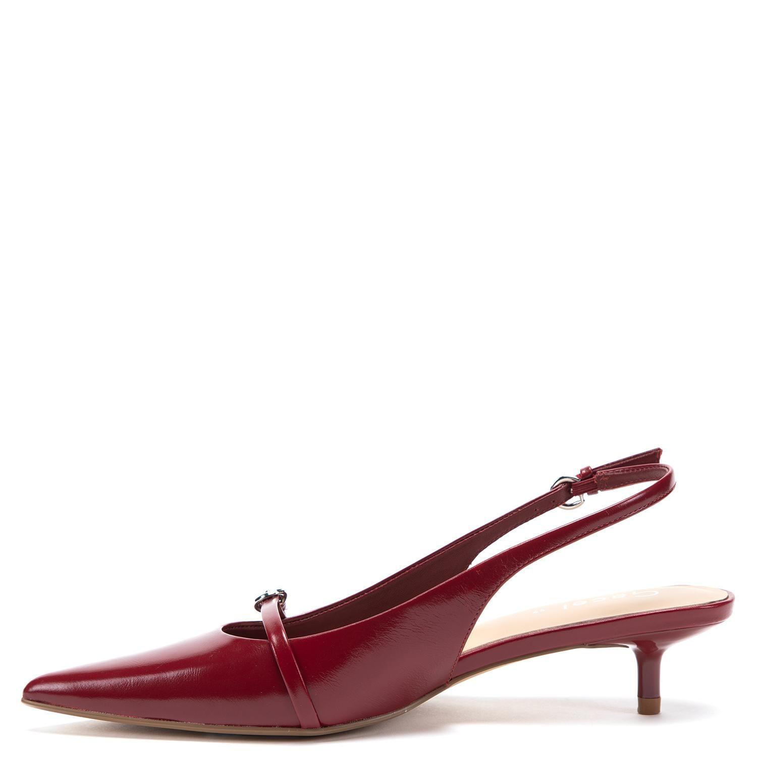 Zapato de cuero mujer Gacel guinda Tini-2
