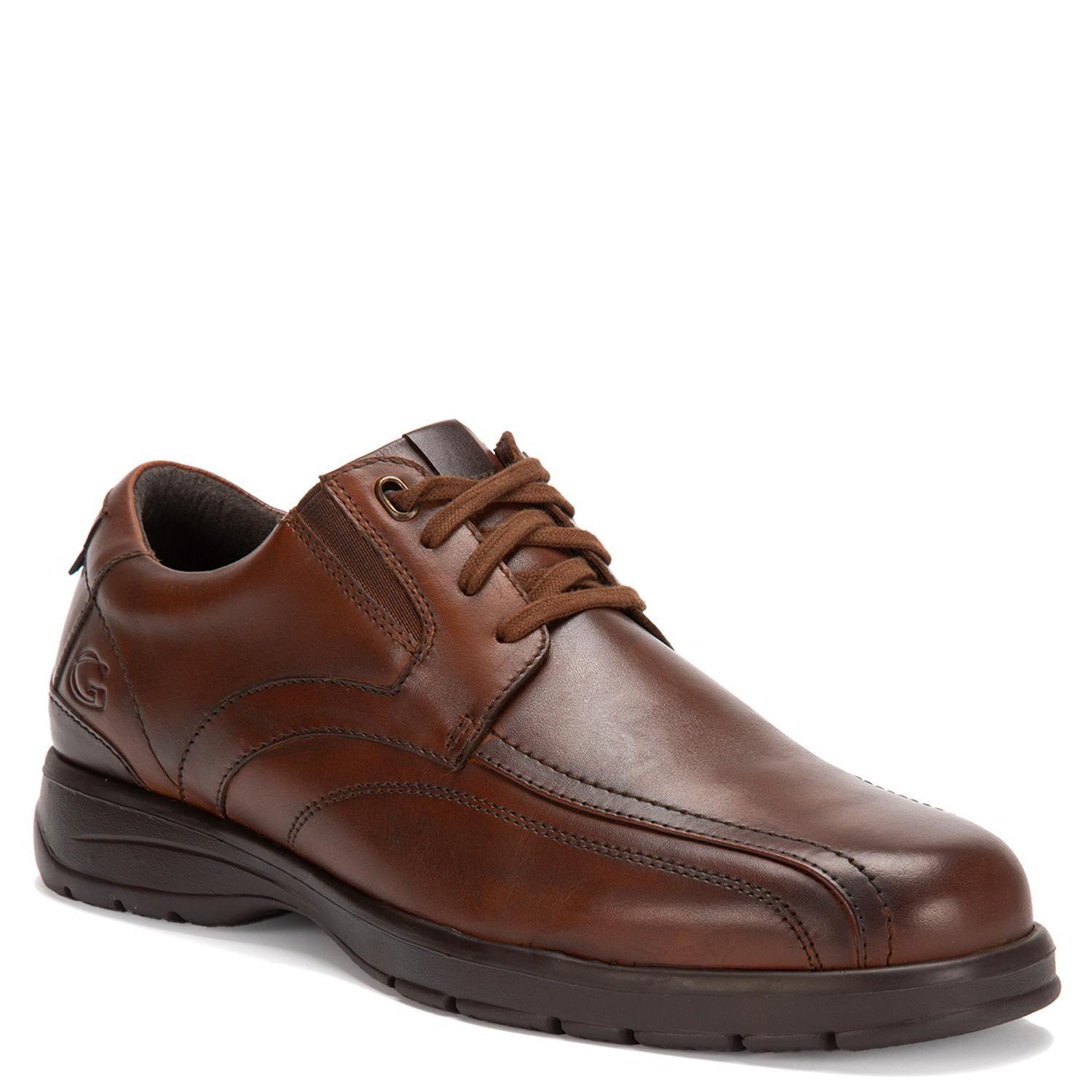 Zapato de cuero hombre Guante dark camel Dallas-2