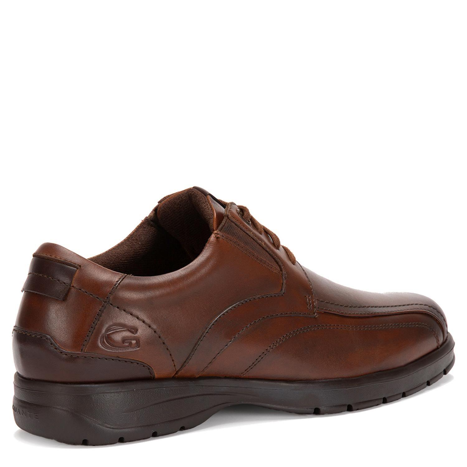 Zapato de cuero hombre Guante dark camel Dallas-4