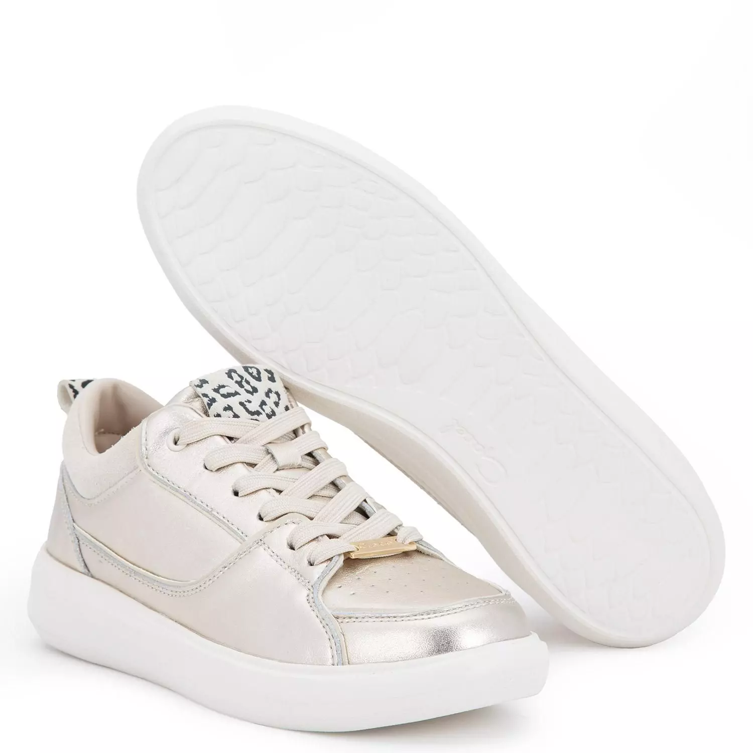 Zapatilla de cuero mujer Gacel dorado Rosalia 0660175-2